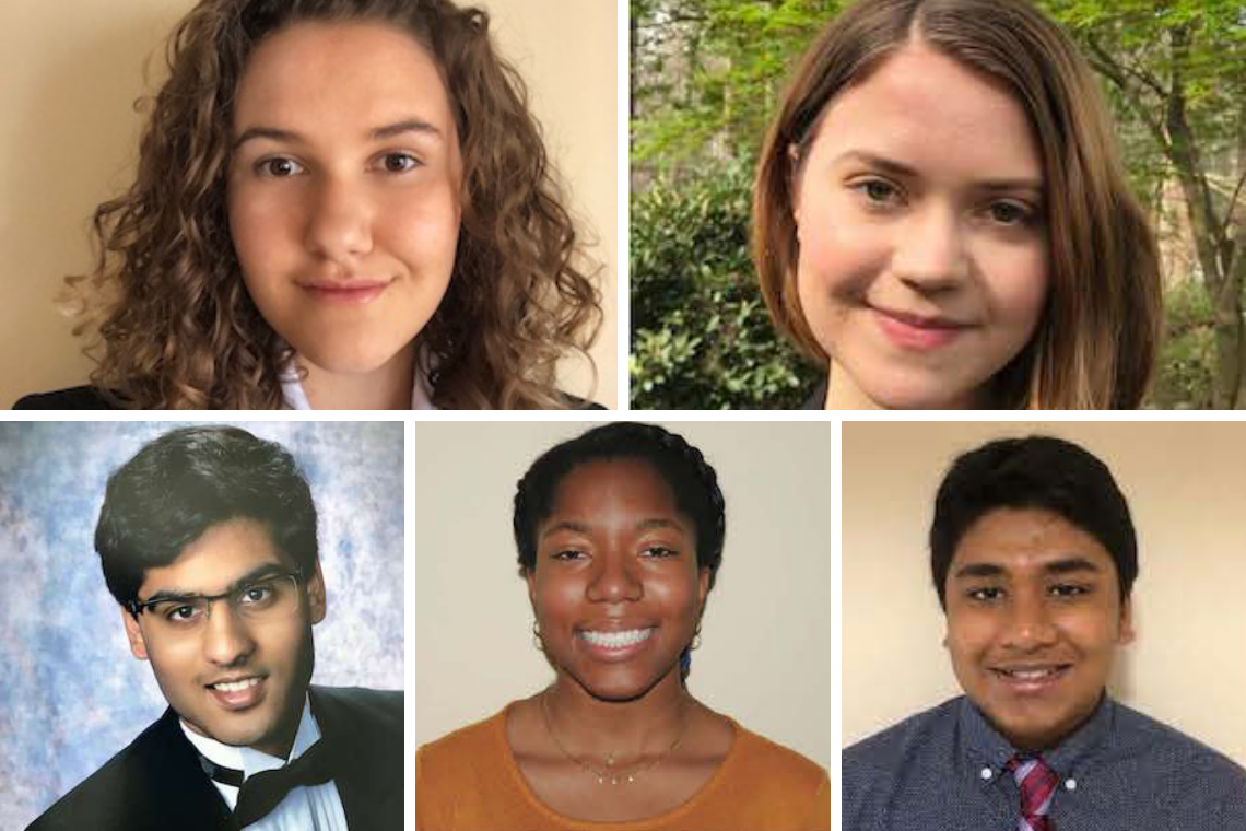 Benjamin N. Duke Scholarships Awarded to Incoming Students from NC